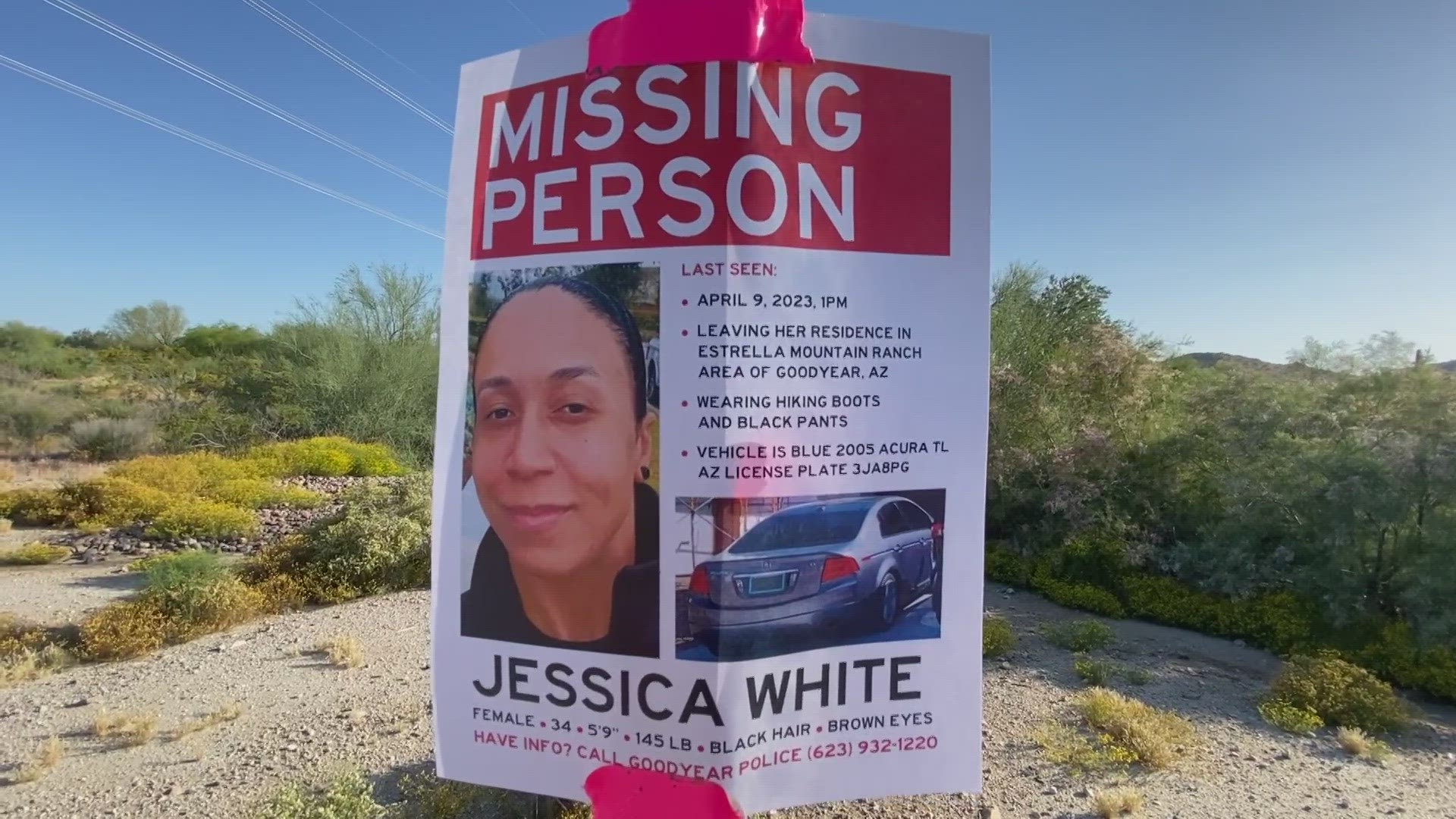 Thirty-four-year-old Jessica White has been missing since Easter Sunday.