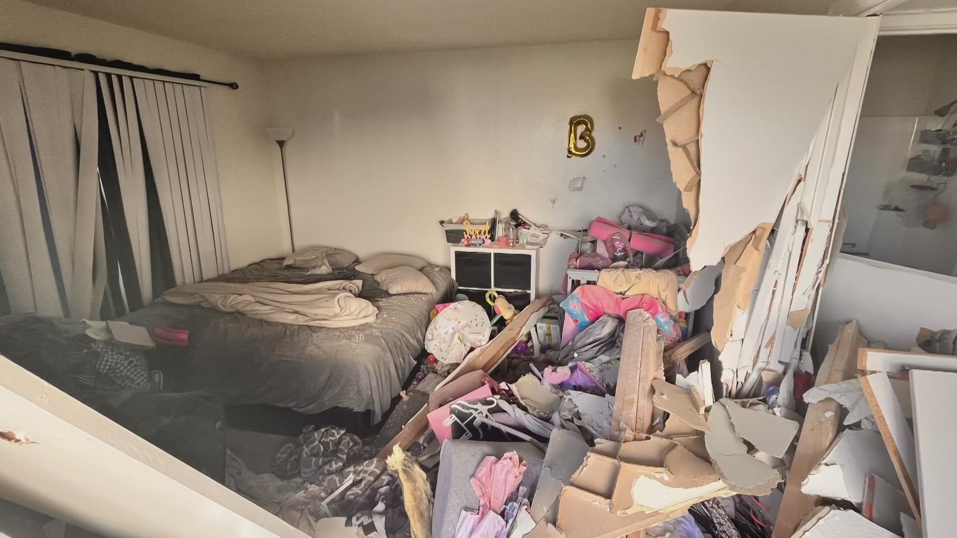 A Phoenix family is grateful to be alive after a suspected drunk driver crashed into their apartment near 31st Avenue and Dunlap.