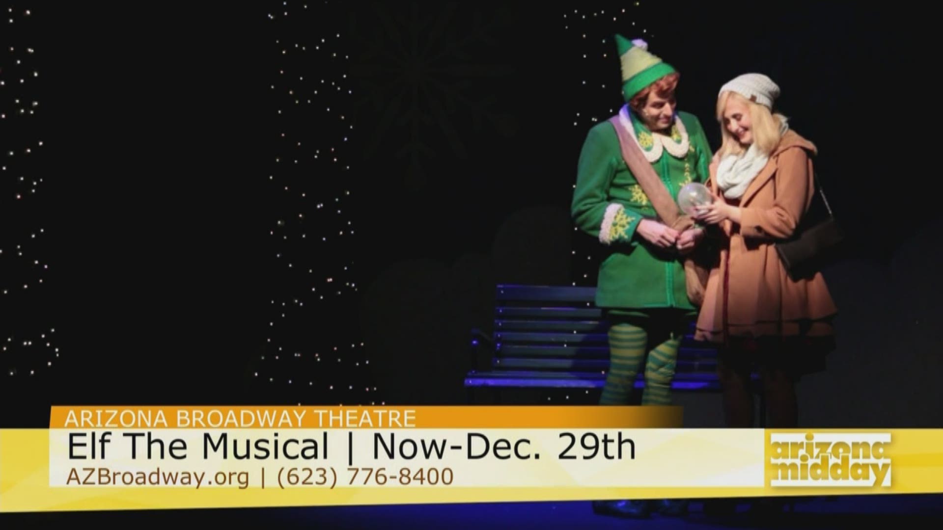 From the big screen to the stage, Jan has our sneak peek at Arizona Broadway Theatre's Elf The Musical!