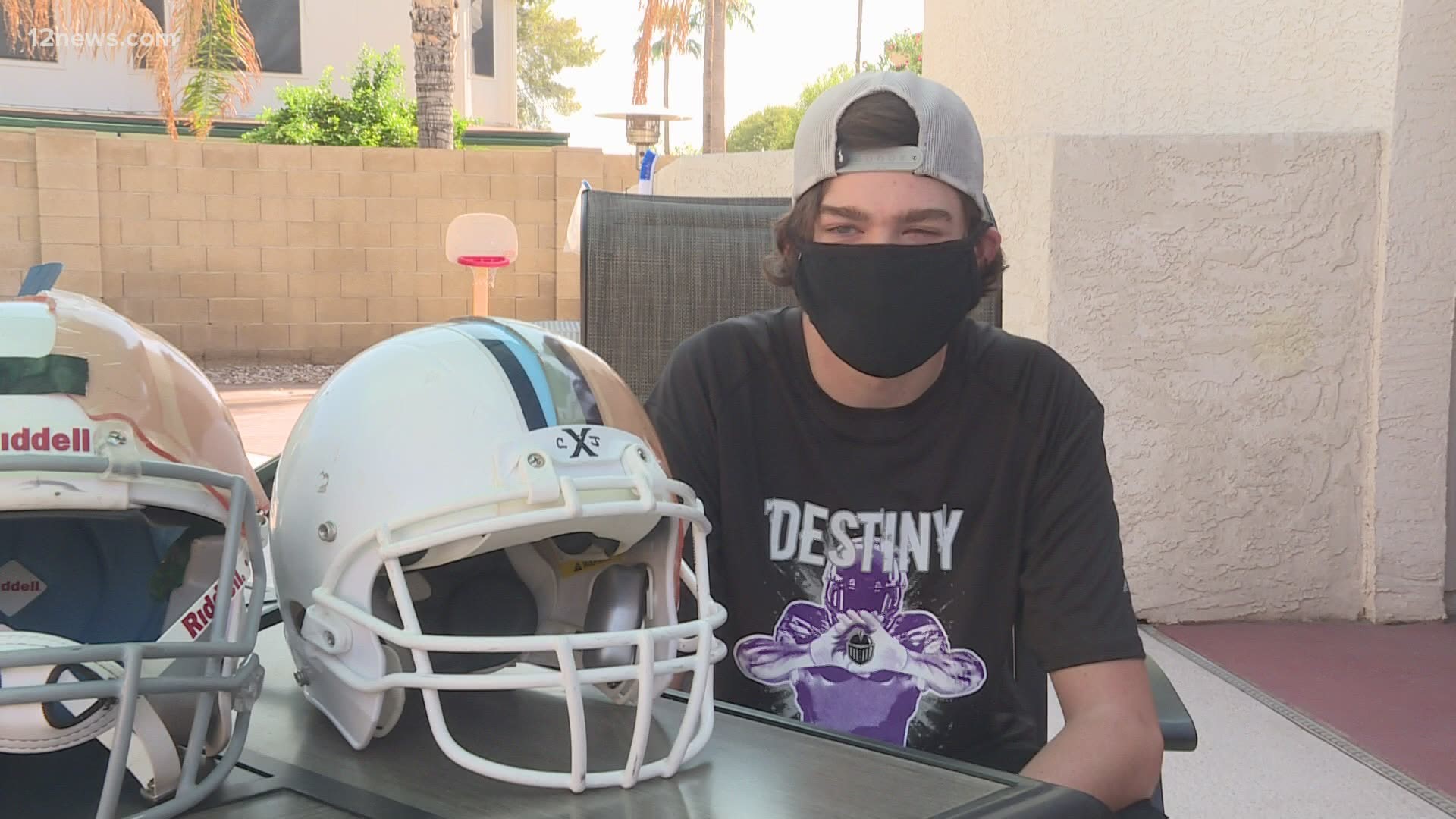 Researchers have been trying to find ways to make football safer. 14-year-old JT, a freshman at Arizona College Prep in Chandler, is working to solve the problem.