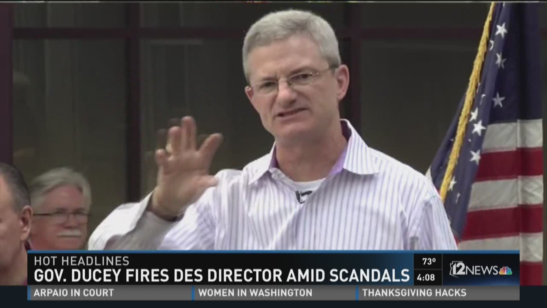 DES Director Tim Jeffries fired amid accusations.