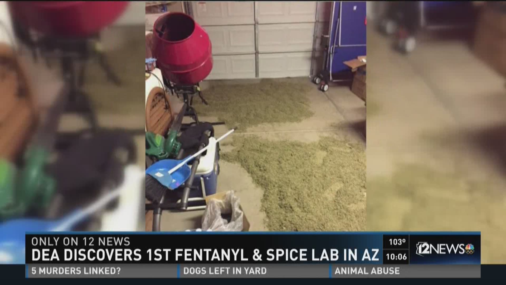 DEA discovers 1st fentanyl & spice lab in Arizona.