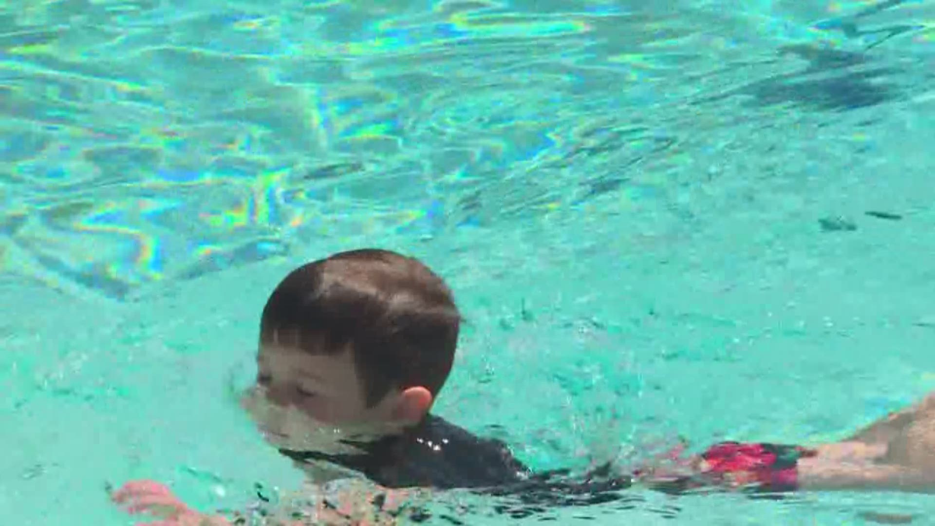 Kids that have had swimming lessons can sometimes give parents a false sense of security of their skill level when water is completely unpredictable.