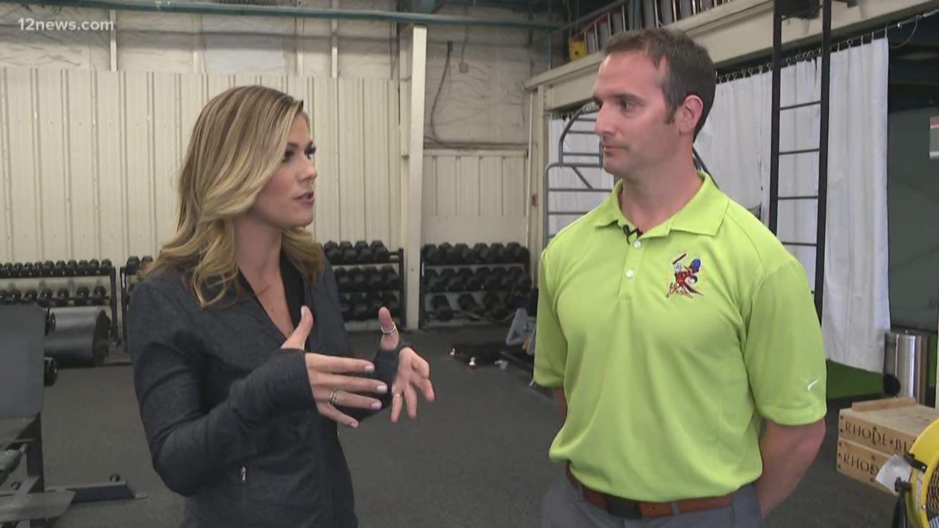 Rachel Cole stops by the Titan Arena at Luke Air Force Base to see how the pilots stay healthy and in tip-top shape.