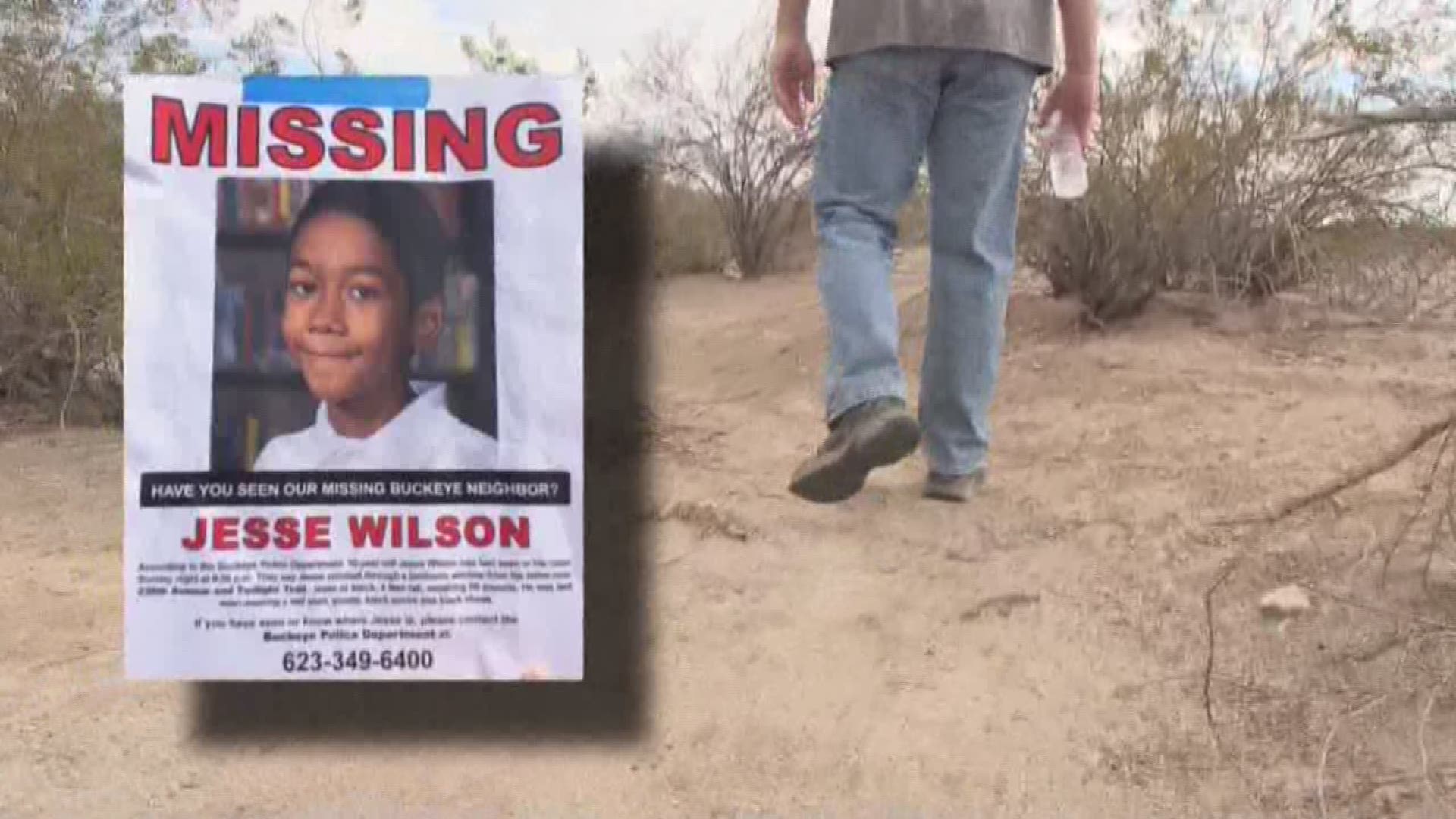 Jesse Wilson has been missing for a year after disappearing from his home in Buckeye.