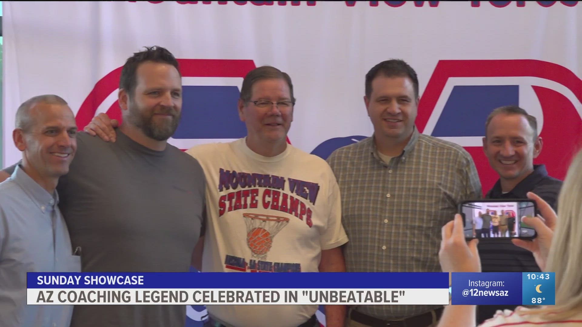 The new book “Unbeatable” celebrates the 1995 Mountain View High School boy’s basketball team.