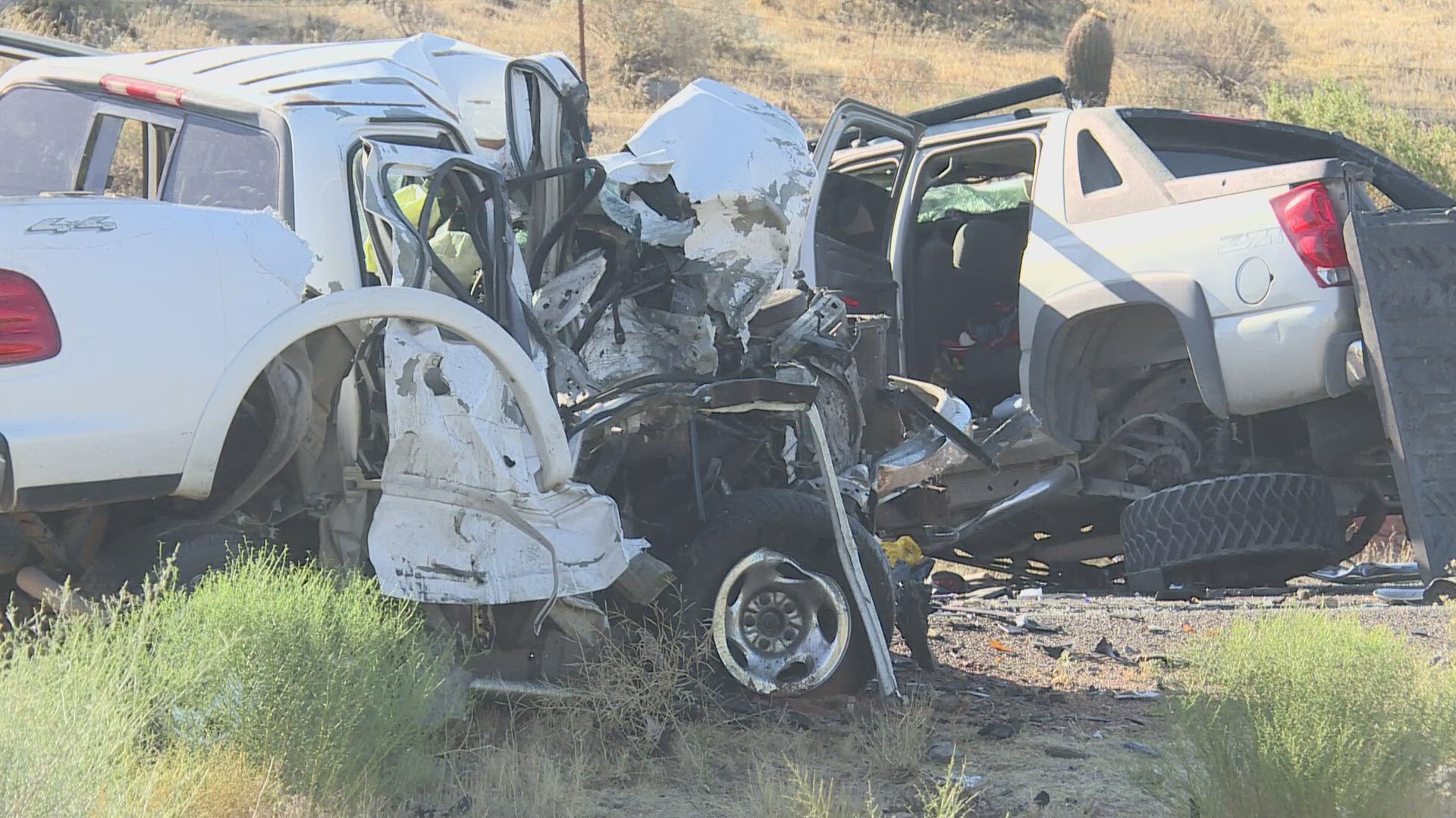The family of a man they say was killed in a car crash Sunday is looking for answers. A total of three people died in the wrong-way collision.