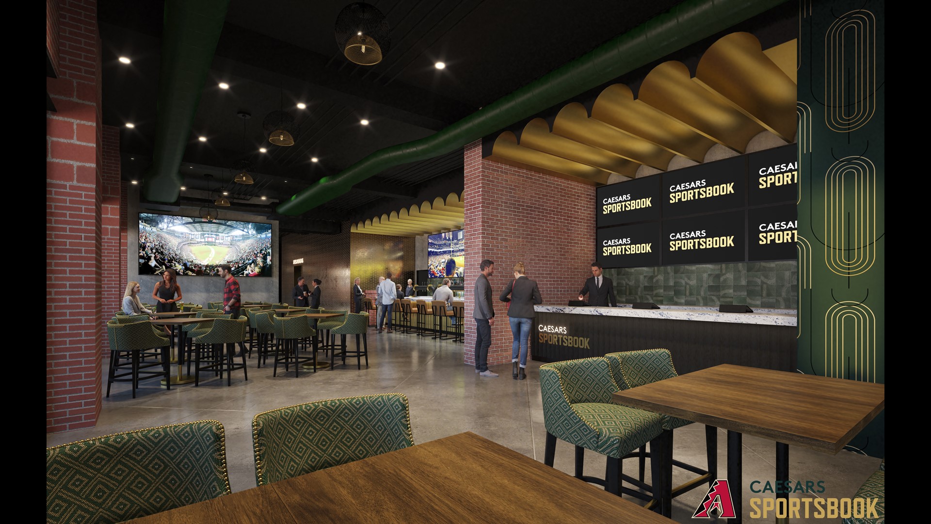 Designs offer first glimpse into Chase Field's new betting bar