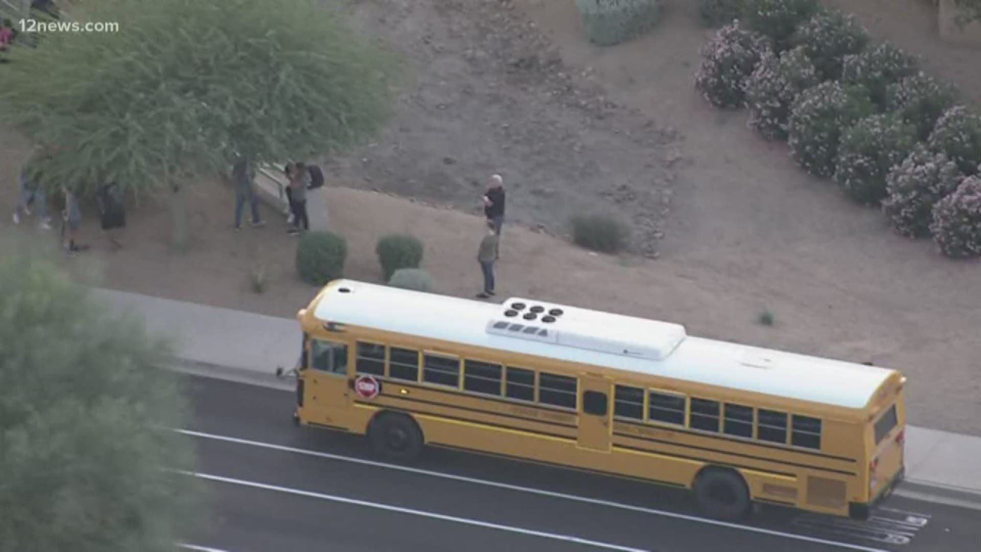 A boy was hit by a bus in Goodyear just hours after a teen was hit and killed by a car in a crosswalk in Peoria.