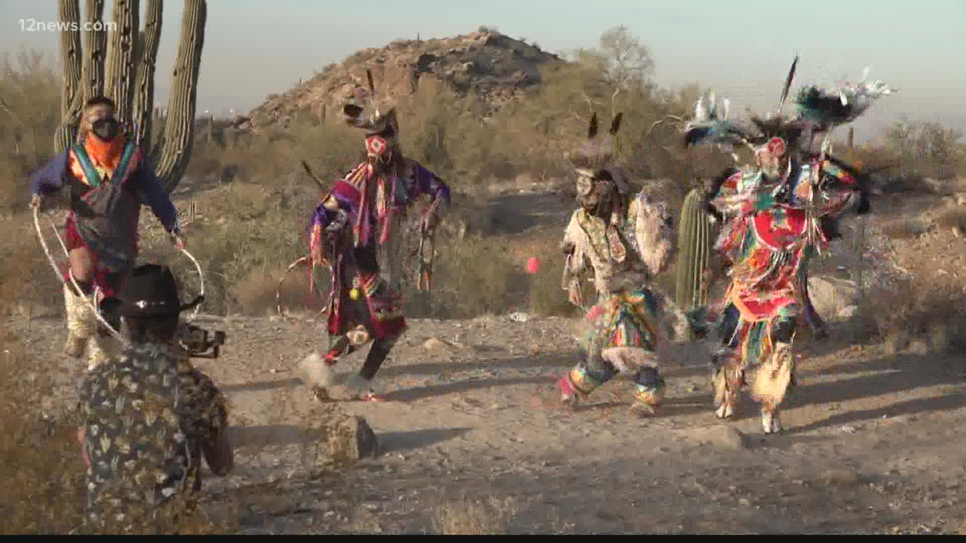 Phoenix-based Native American dance troupe working to recover after beadwork, moccasins and other items stolen from them on trip to Los Angeles.