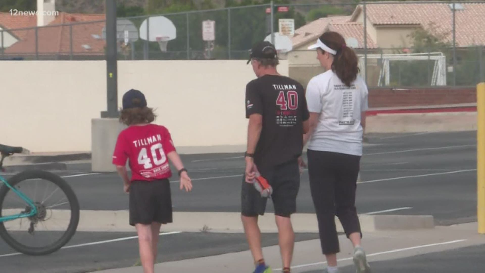 While people couldn't gather in Tempe for the annual run, plenty ran the race on their own to honor Pat Tillman on Saturday.