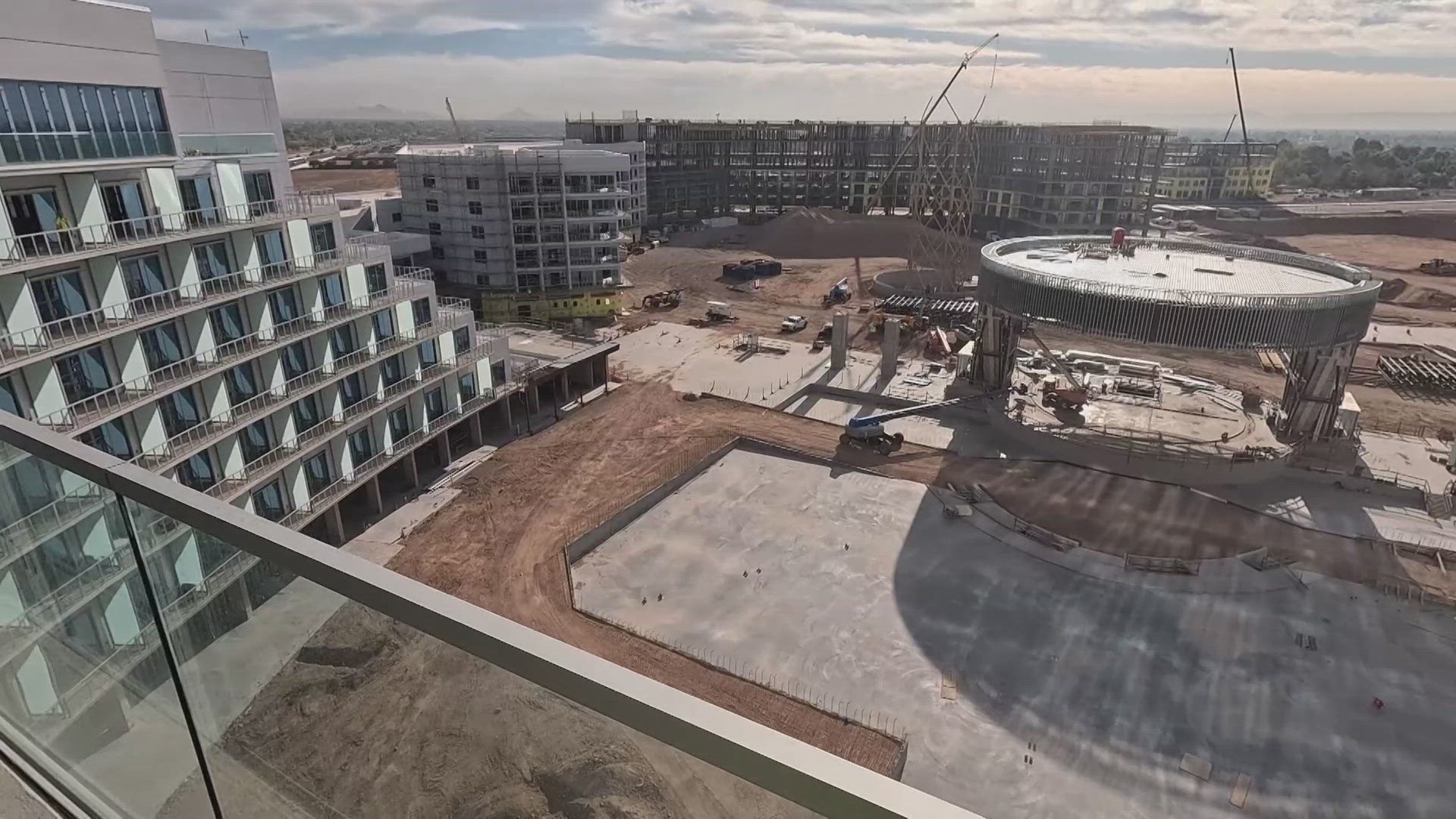 The massive resort is being built in the West Valley.