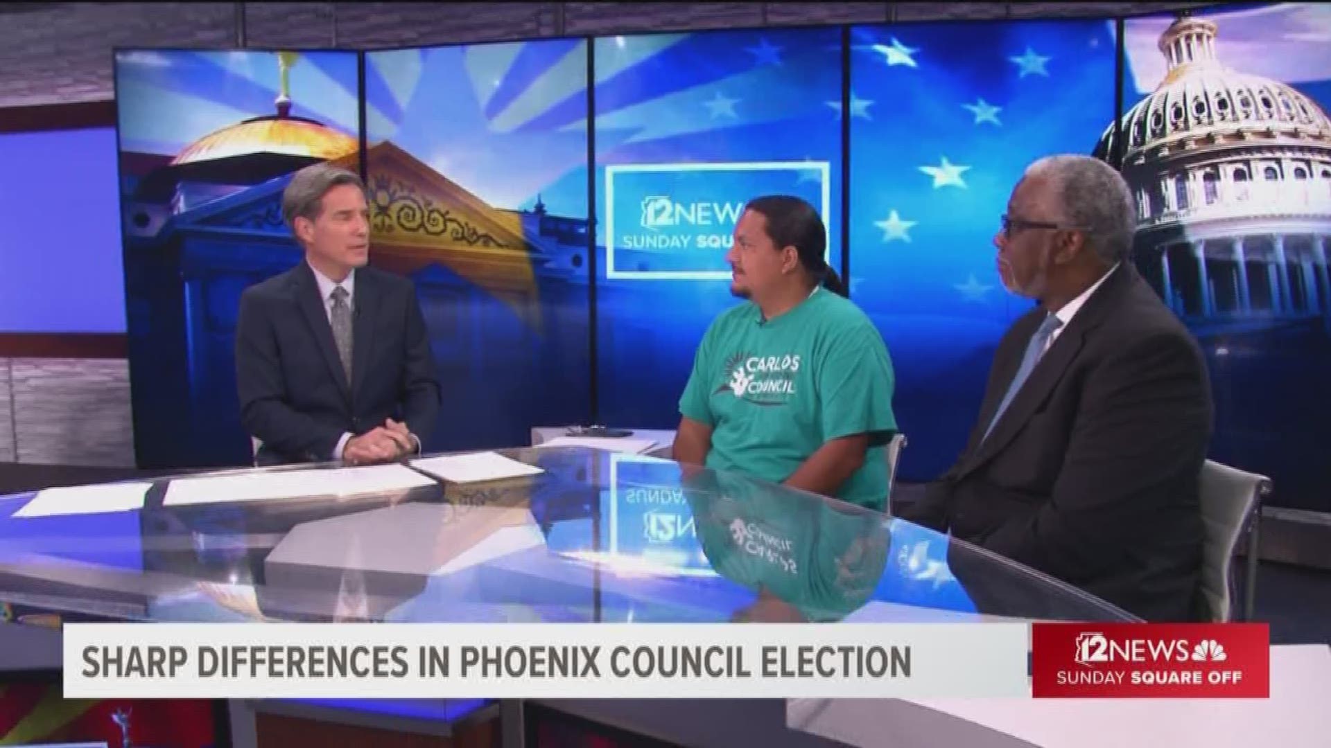 The race for Phoenix’s District 8 council seat from south Phoenix reveals sharp contrasts between the two candidates, migrant rights activist Carlos Garcia and retired police detective Michael Johnson, who’s seeking a return to the council after a six-year absence. The runoff election is May 21. Early ballots go out April 24.