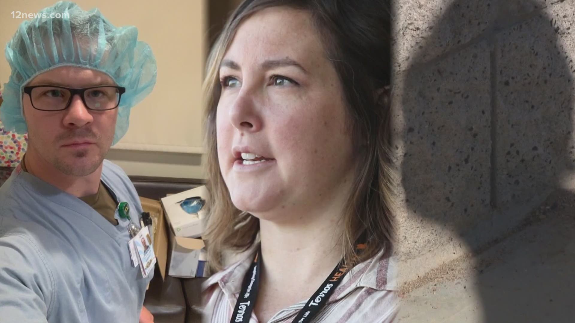 Team 12's Jen Wahl shares the stories and video diaries of three Valley nurses who are working to keep Arizonans healthy during the coronavirus pandemic.
