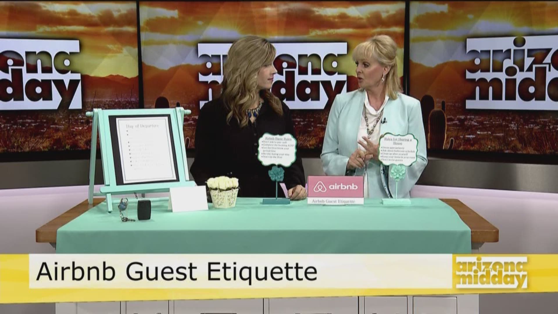 SueAnn Brown with It's All About Etiquette fills us in on the basic A‌i‌r‌b‌n‌b‌ etiquette rules.