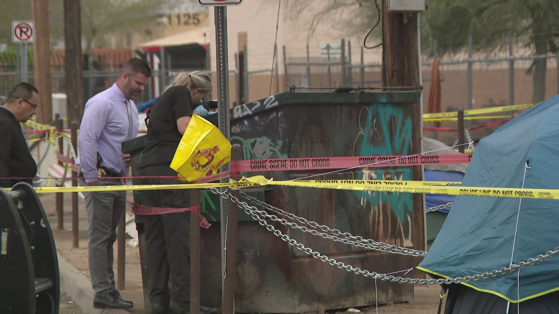 The body was found near the intersection of 11th Avenue and Madison Street, the Phoenix Police Department said.