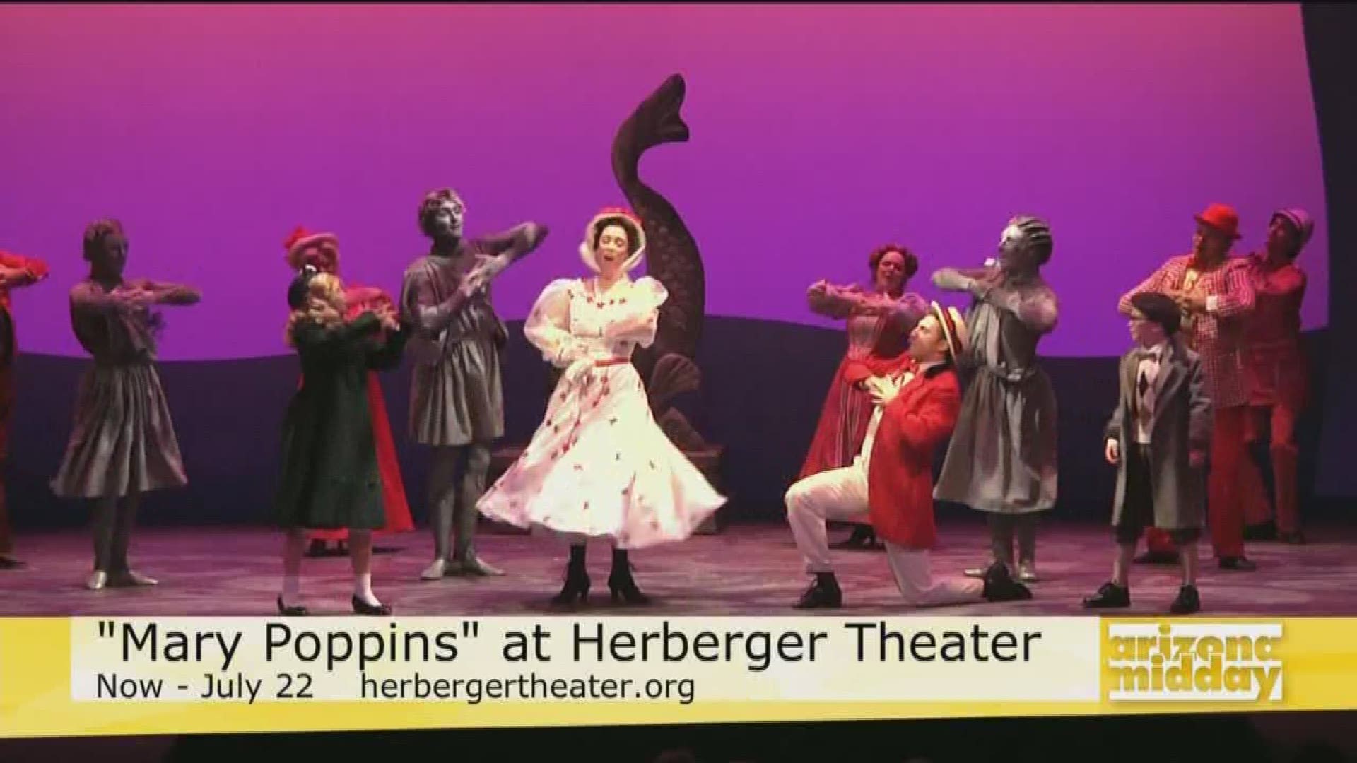 We stopped by the Herberger Theatre and caught up with Mary Poppins and chatted about her musical.