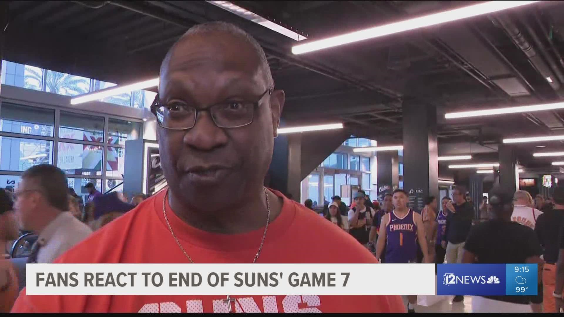 Many fans had choice words for the Suns after the team's shocking loss to the Dallas Mavericks.