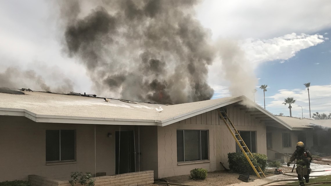 No one injured after senior living facility in Phoenix catches on fire ...