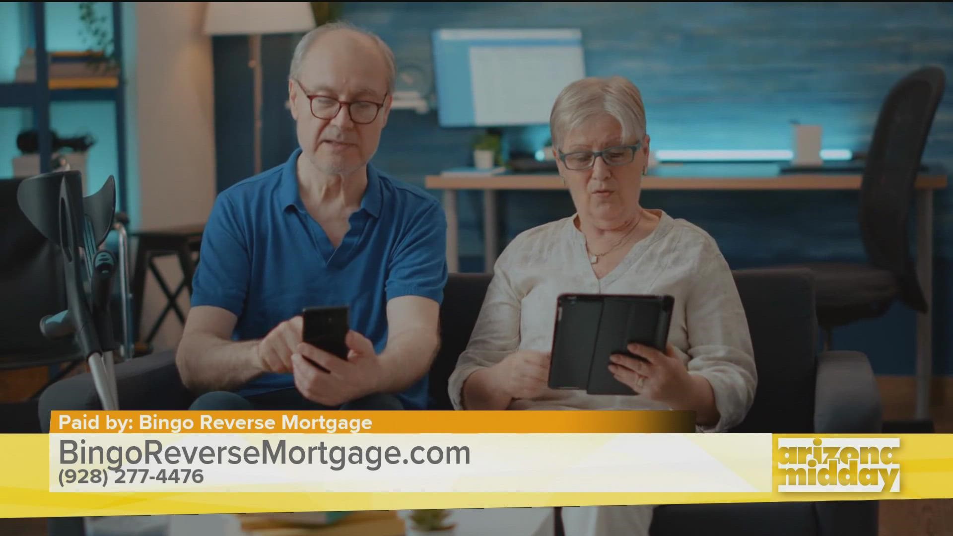 Bingo Reverse Mortgage specialist Holly Wilbur breaks down how a reverse mortgage can help give those 55 and older a financial peace of mind.