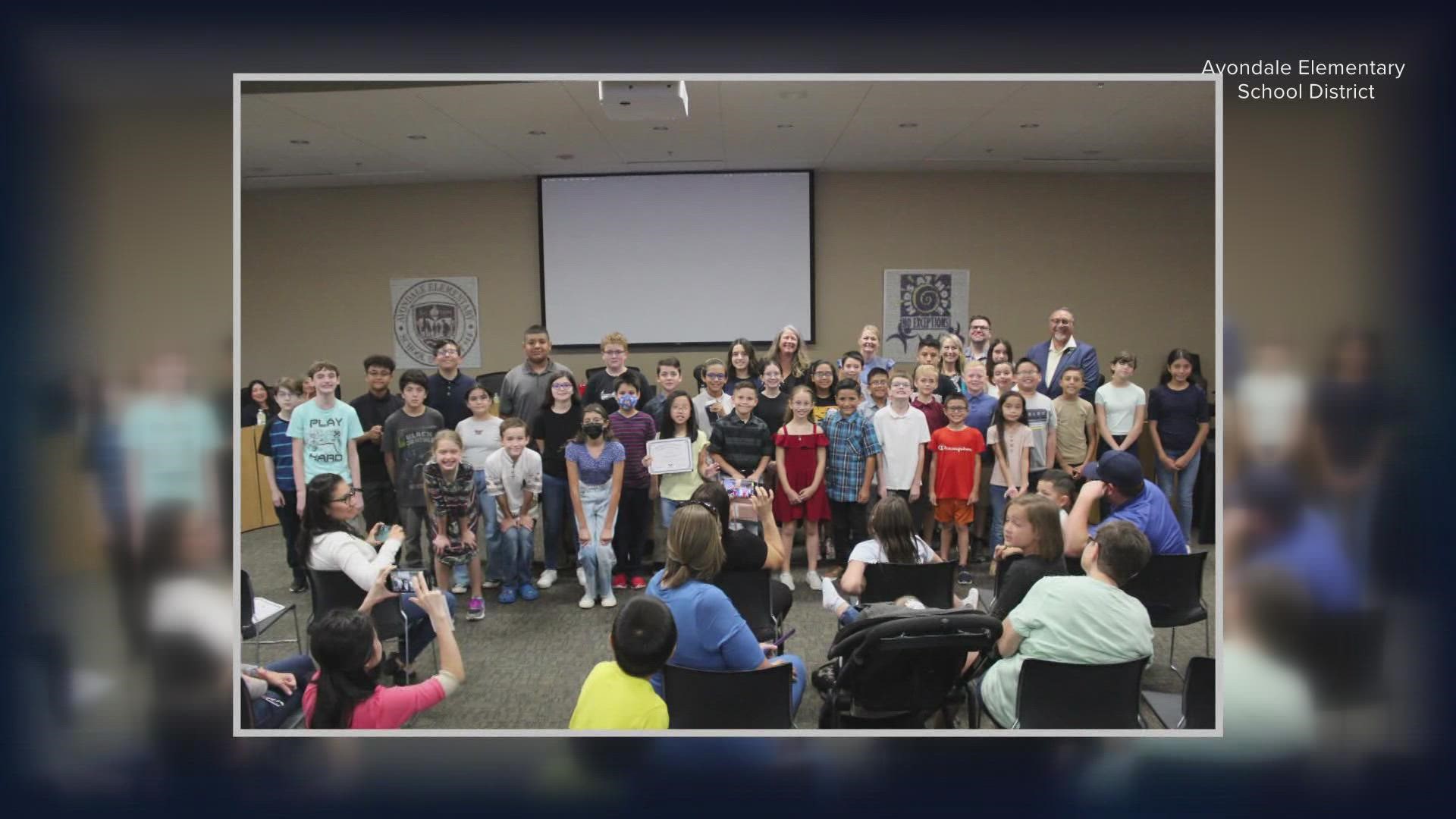 The Avondale Elementary School District is celebrating its students' academic achievements this year.