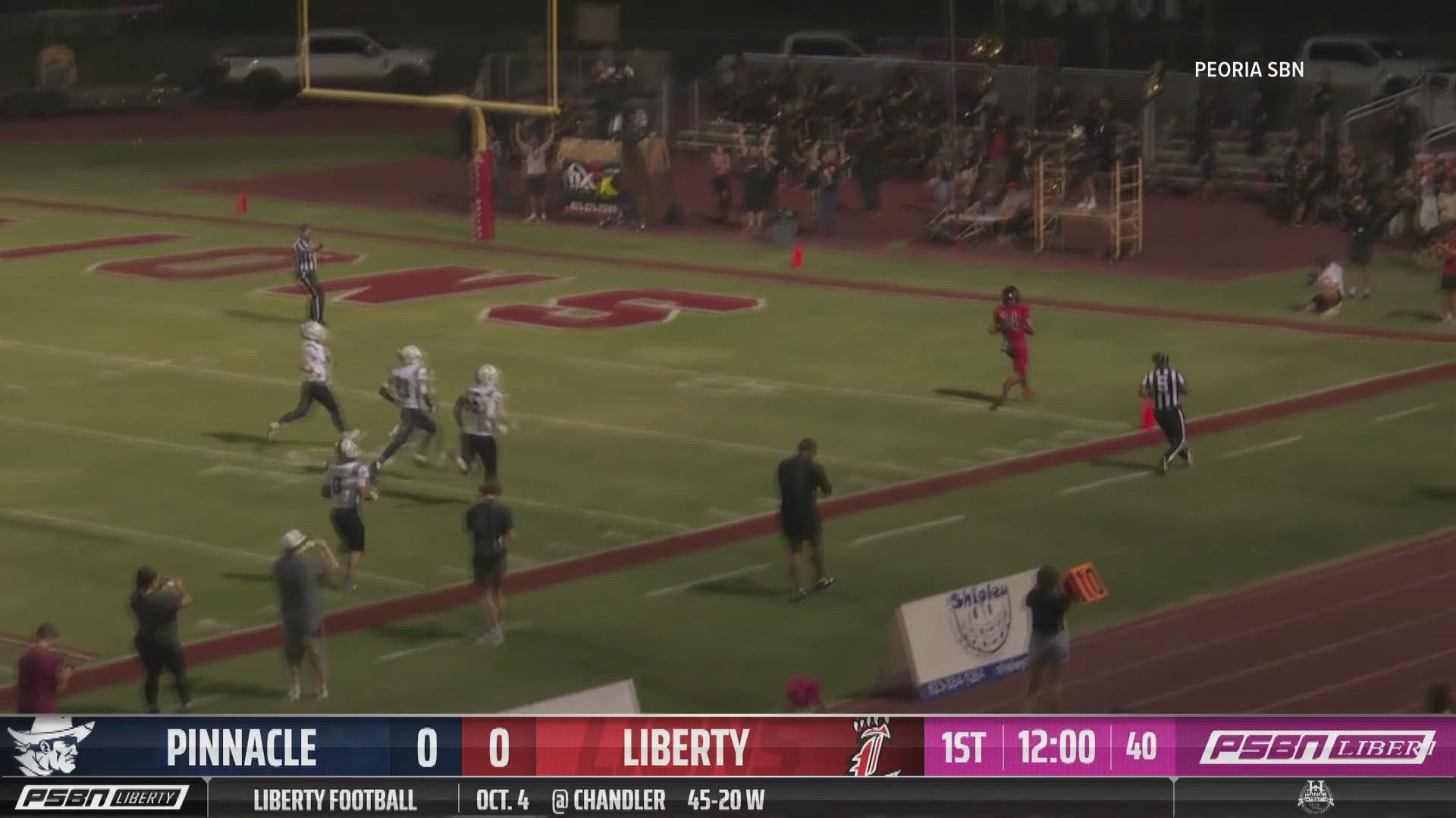 Both teams were looking for win #5 this week as Liberty hosted Pinnacle.