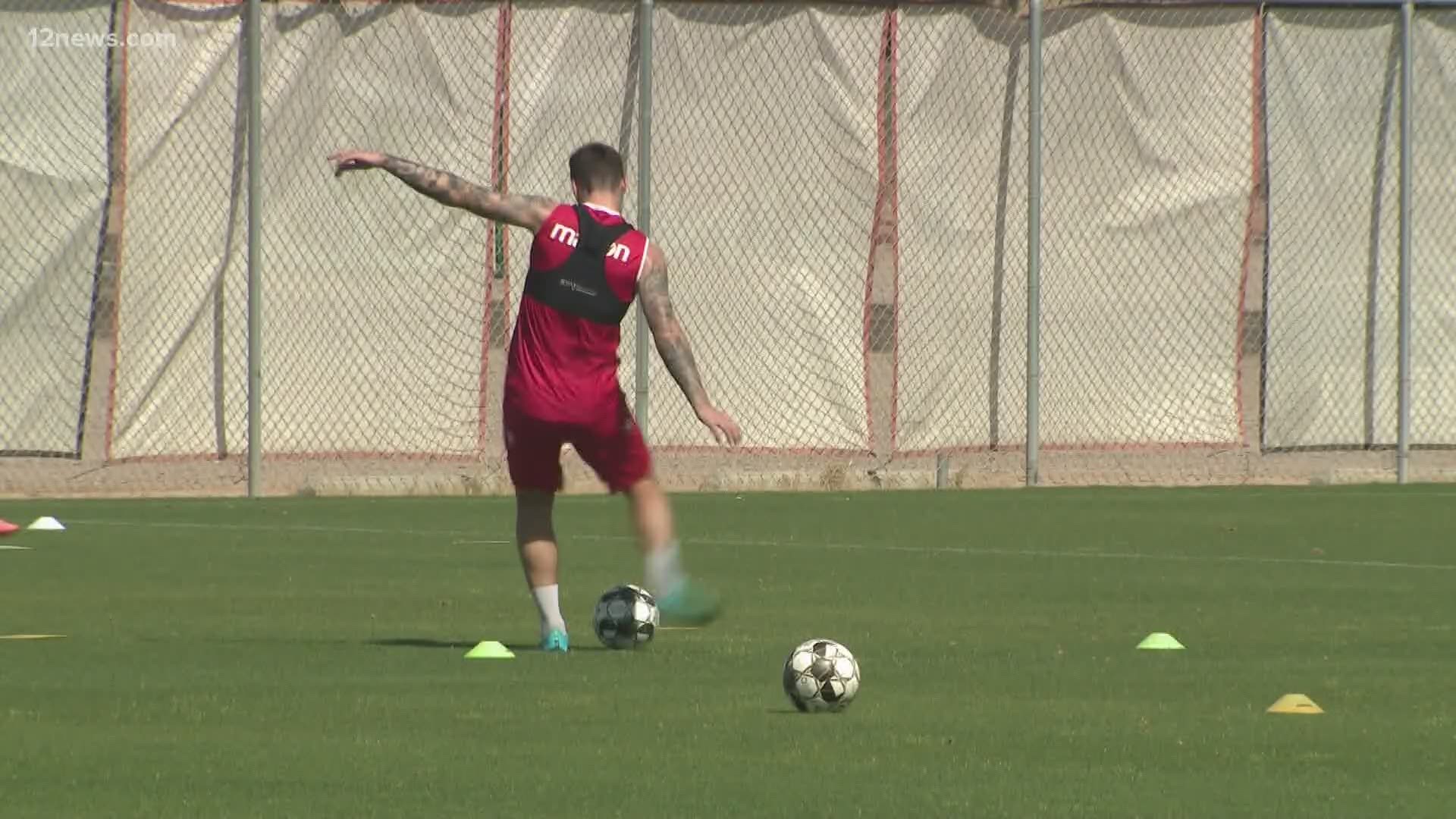 Hope is on the horizon for Phoenix Rising fans. The Valley's pro soccer team resumed practice on Monday.