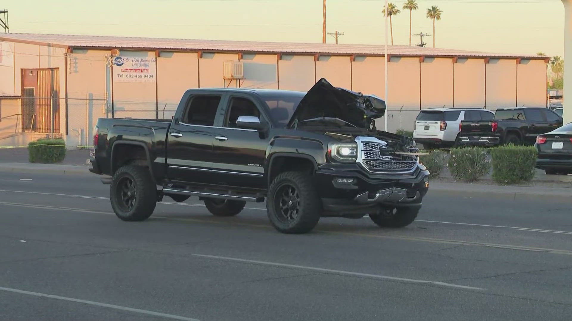 A pedestrian is dead after being hit by a truck Tuesday morning near 35th and Whitton avenues in Phoenix.