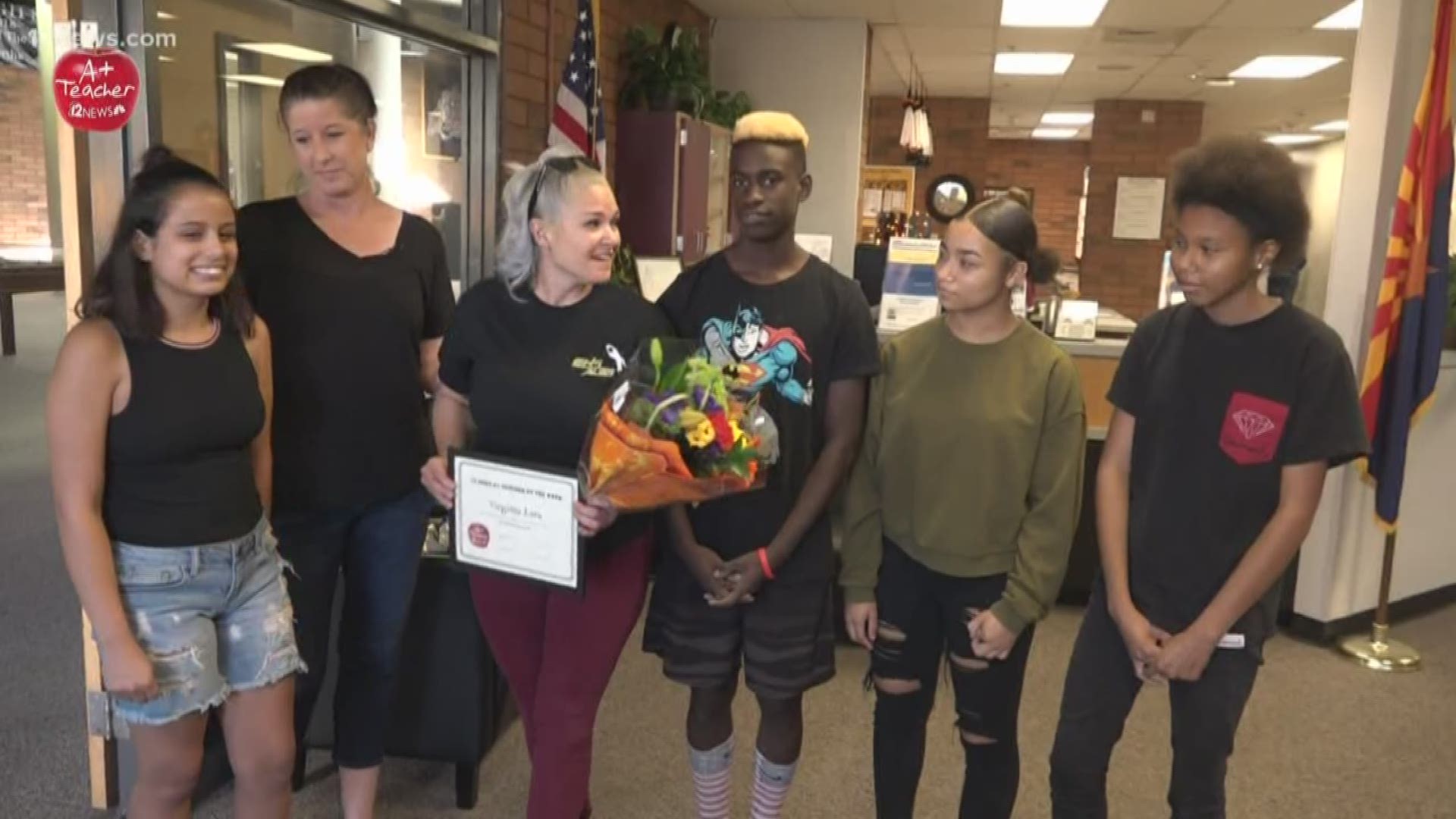 This Gilbert High School teacher helps students overcome struggles and succeed in the classroom. Trisha Hendricks has the story.