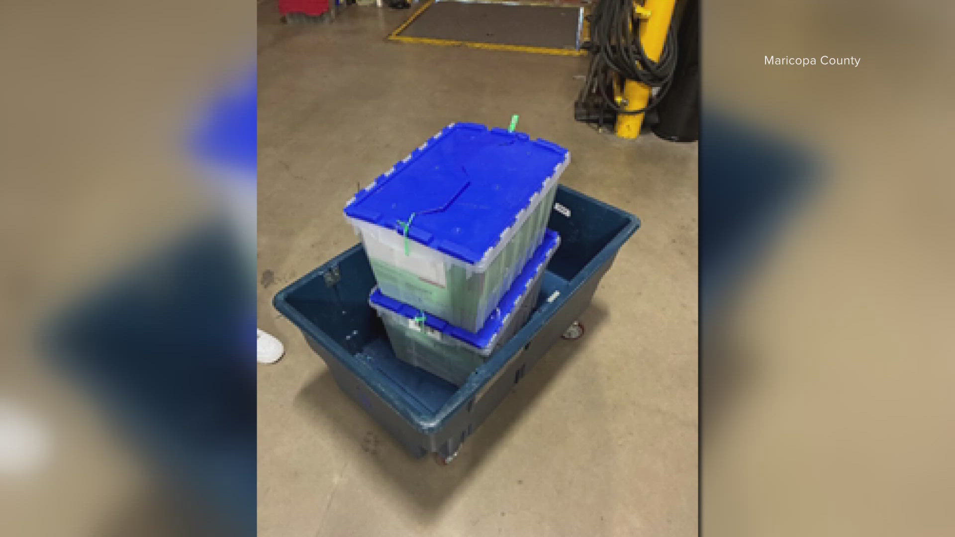 Maricopa County elections officials revealed that they found almost 2,800 unopened ballots today at their downtown warehouse.