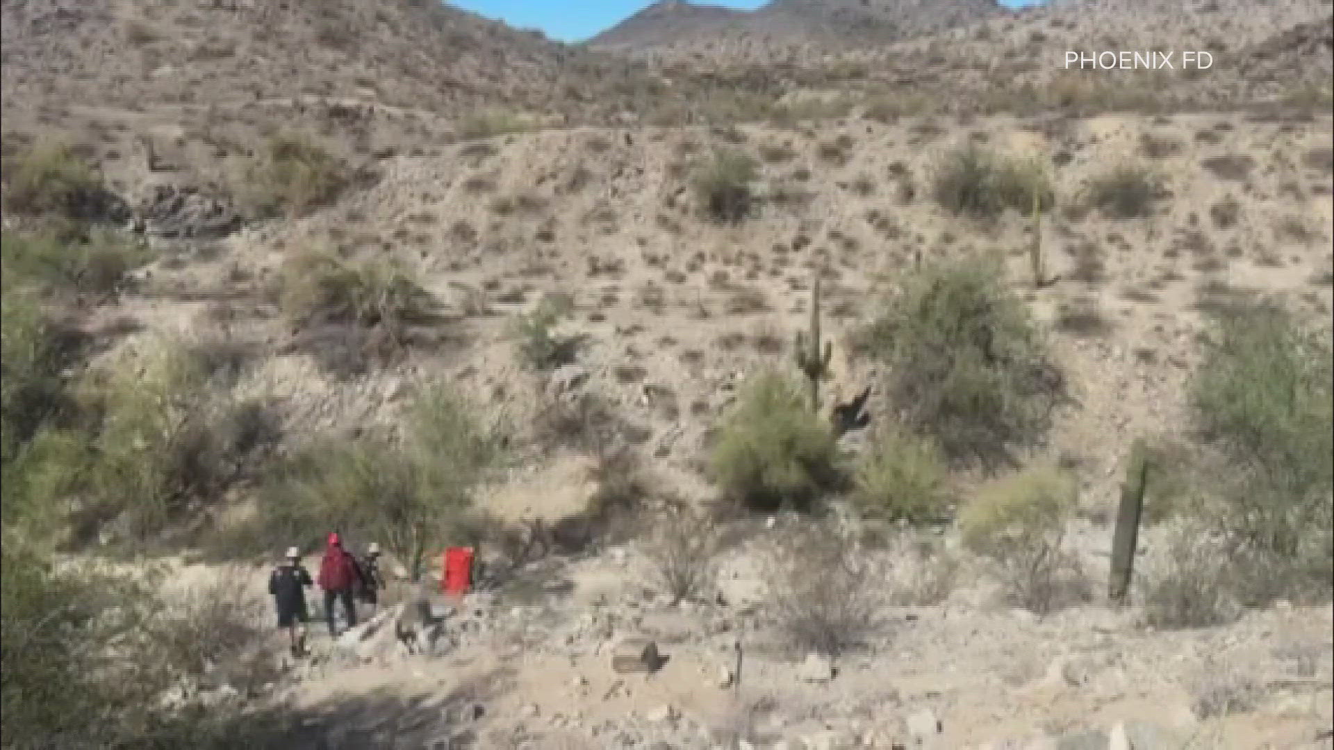 Multiple people had to be rescued on Valley hiking trails on Saturday. 