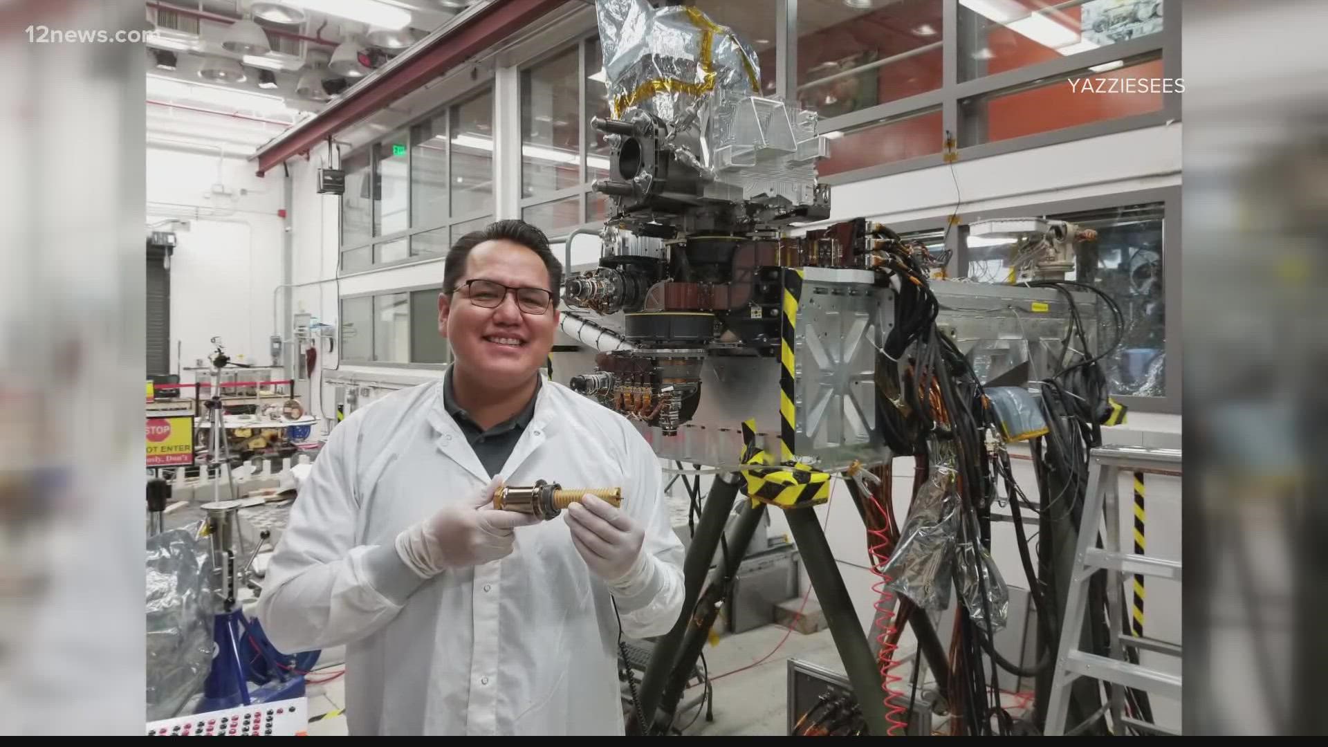 Aaron Yazzie is navigating Mars missions like Curiosity, Insight and the most recent, Perseverance, which landed on the red planet back in February.
