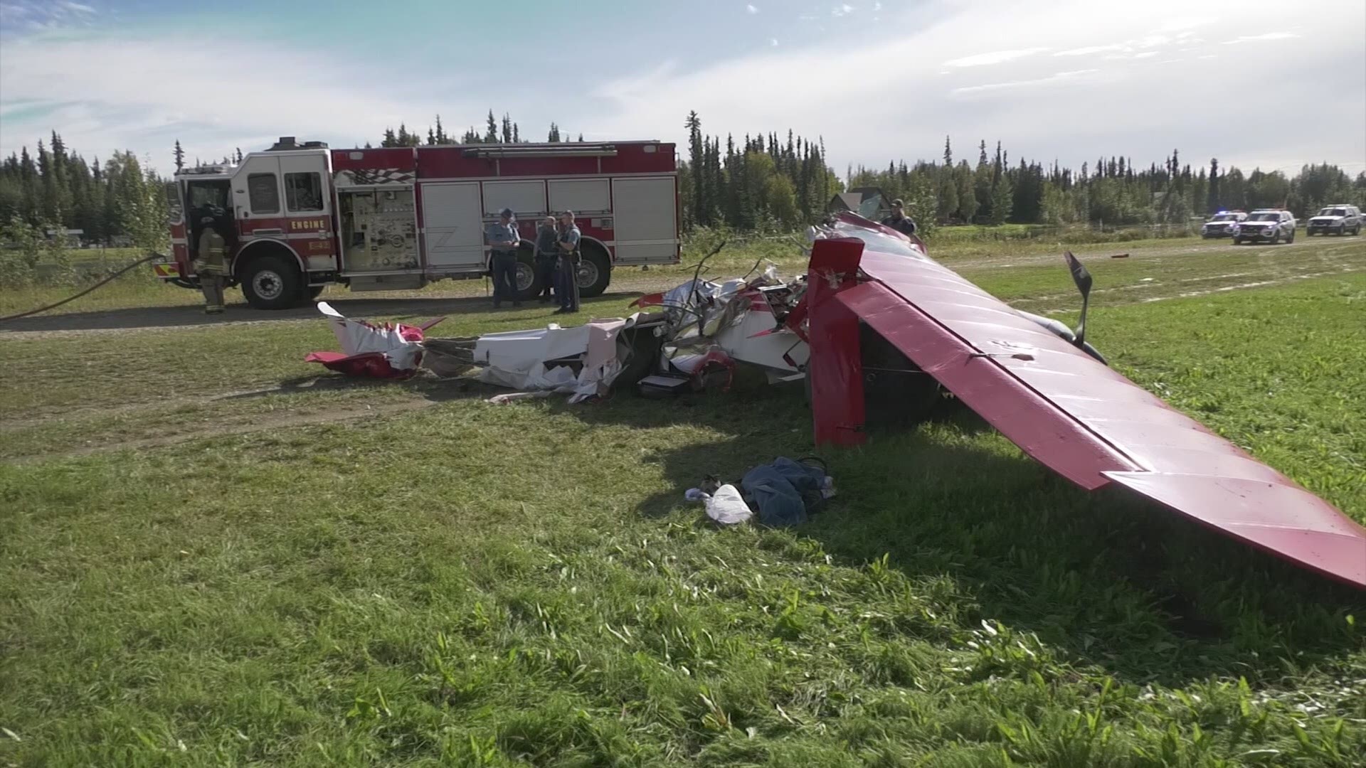 A plane crash in Fairbanks, Alaska kills two people.