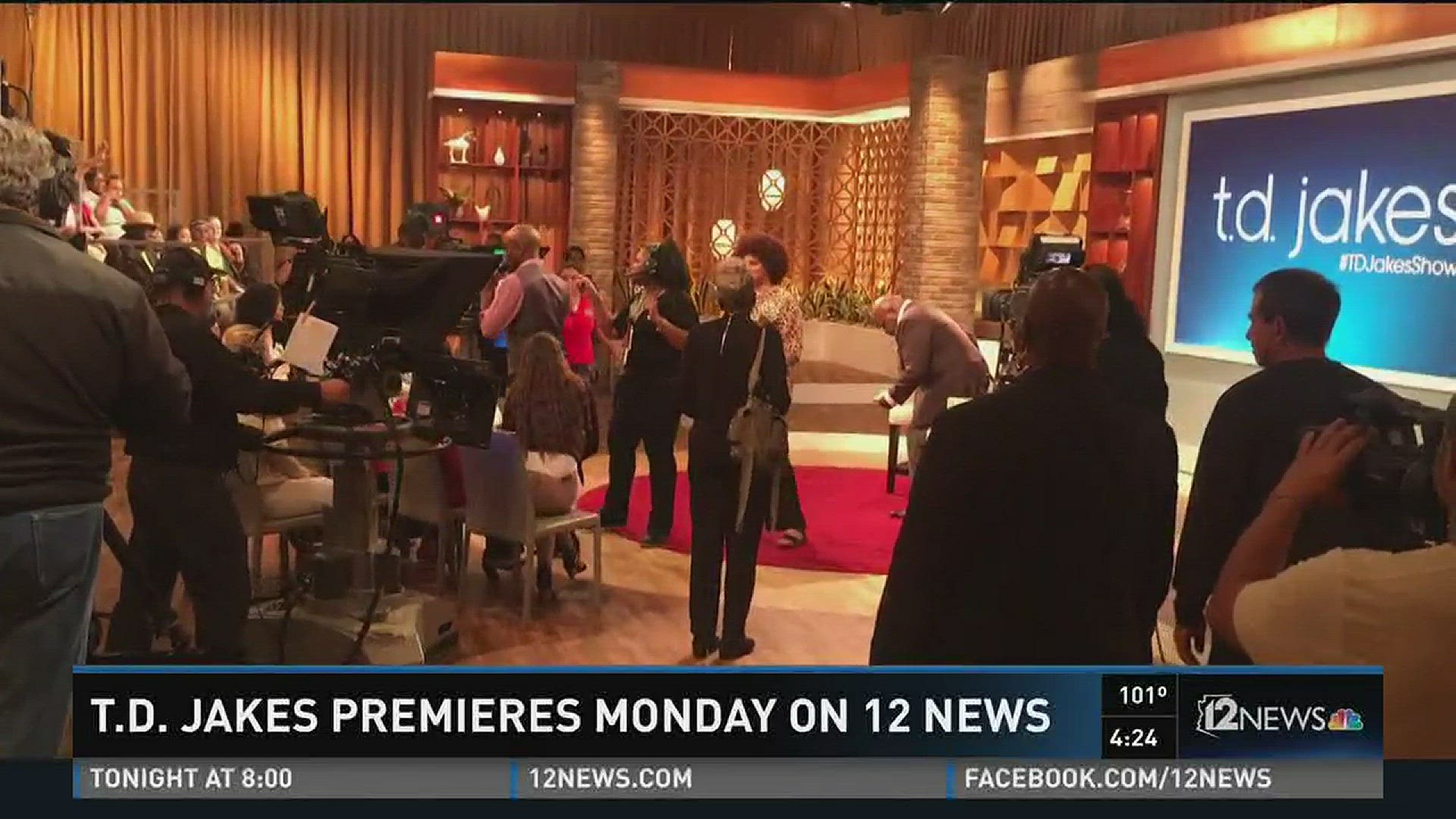 An empowering new daily one-hour talk show, "The T.D. Jakes Show," is set to premiere on 12 News on Monday, Sept. 12.