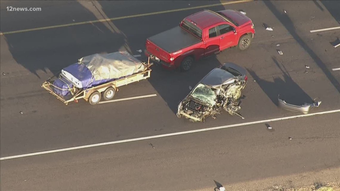 Woman Injured After Wrong-way Crash On Northbound I-17 In North Phoenix ...