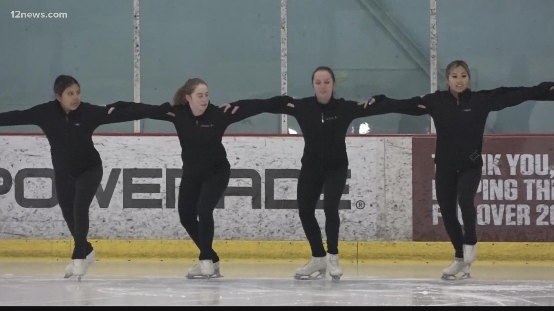 The Valley's synchronized ice skating teams start training as young as three-years-old. They're pushing to get their turn to dazzle on the ice at the 2026 games.