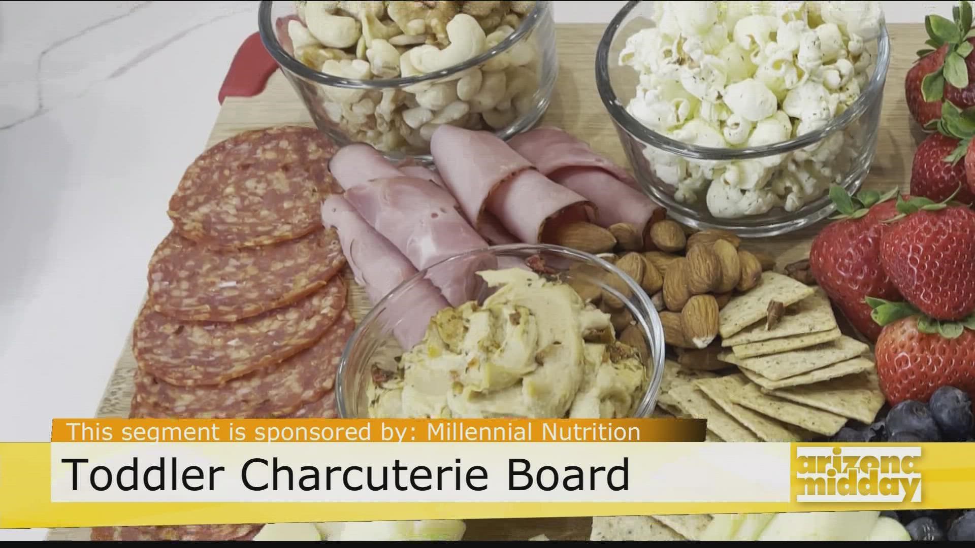 Gillean Barkyoumb, Registered Dietitian, shares her tips on create fun & delicious toddler charcuterie boards
