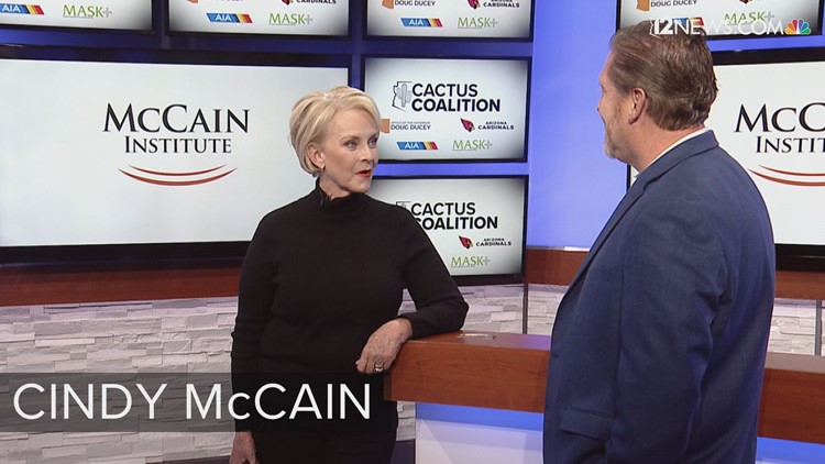 Cindy McCain joins the 12 News Cactus Coalition