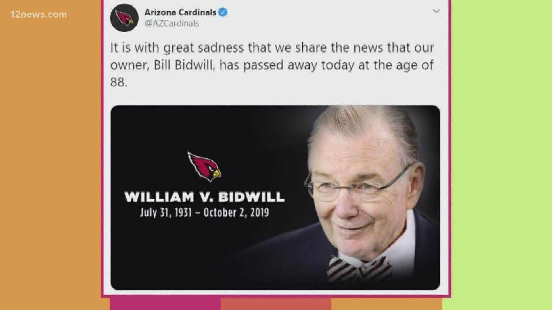 Wife of ex-Cardinals VP Bill Bidwill Jr. 'cracked him on the head with  glass cup during dispute'