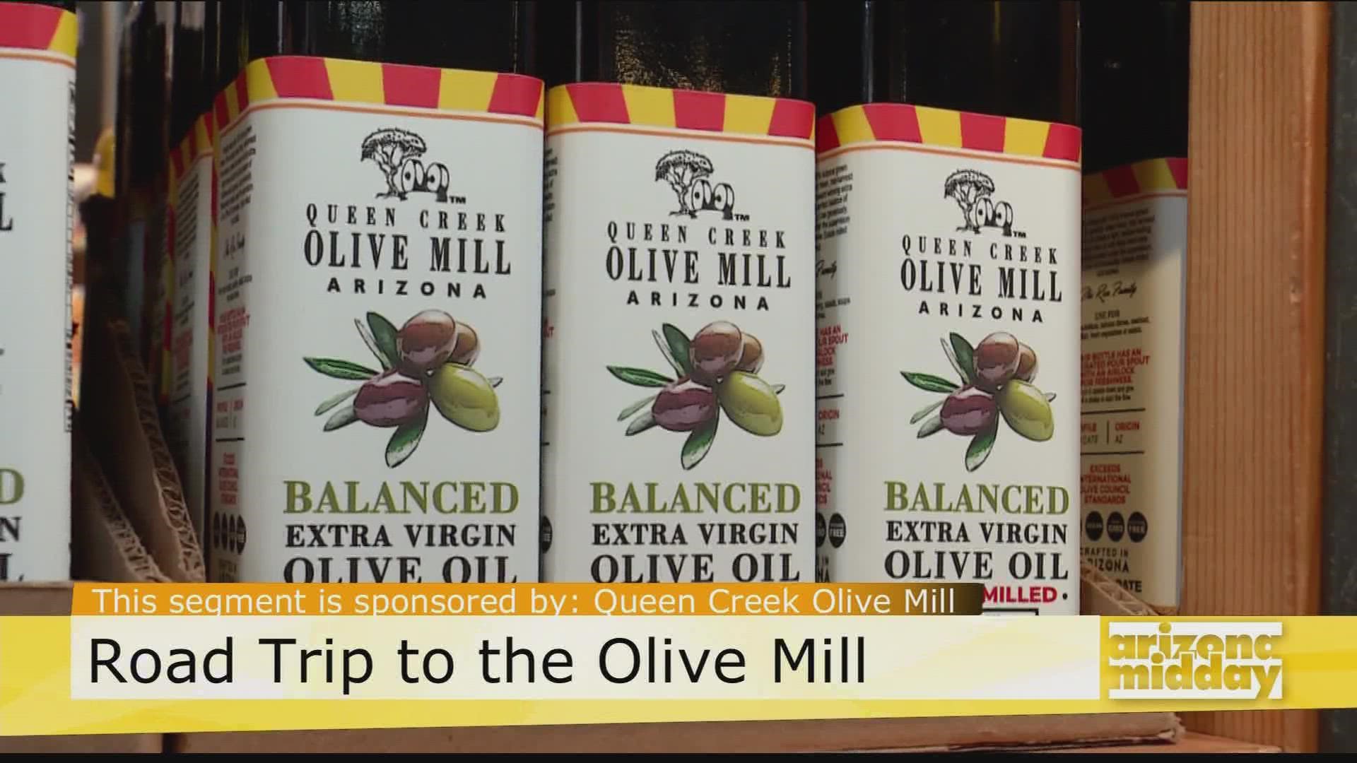 Perry Rea, Owner of Queen Creek Olive Mill, shows us the fun you can have at the Olive Mill for a day trip from shopping to tasting tours to delicious eats!