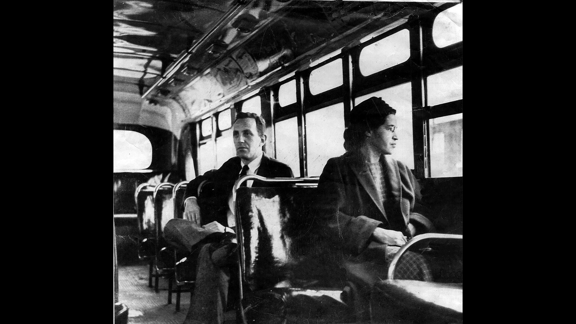 Today marks the anniversary of Rosa Parks arrest on a bus in Montgomery, Alabama. Her act of bravery helped to spark the American mid-century Civil Rights movement.
