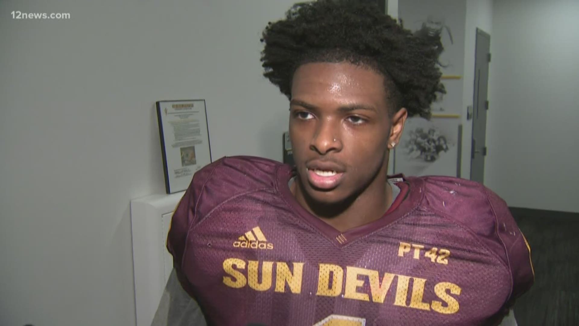 One of the nation’s top running backs in the class of 2020 is on ASU's campus. DeaMonte Trayanum goes by the nickname, Chip, here's why.