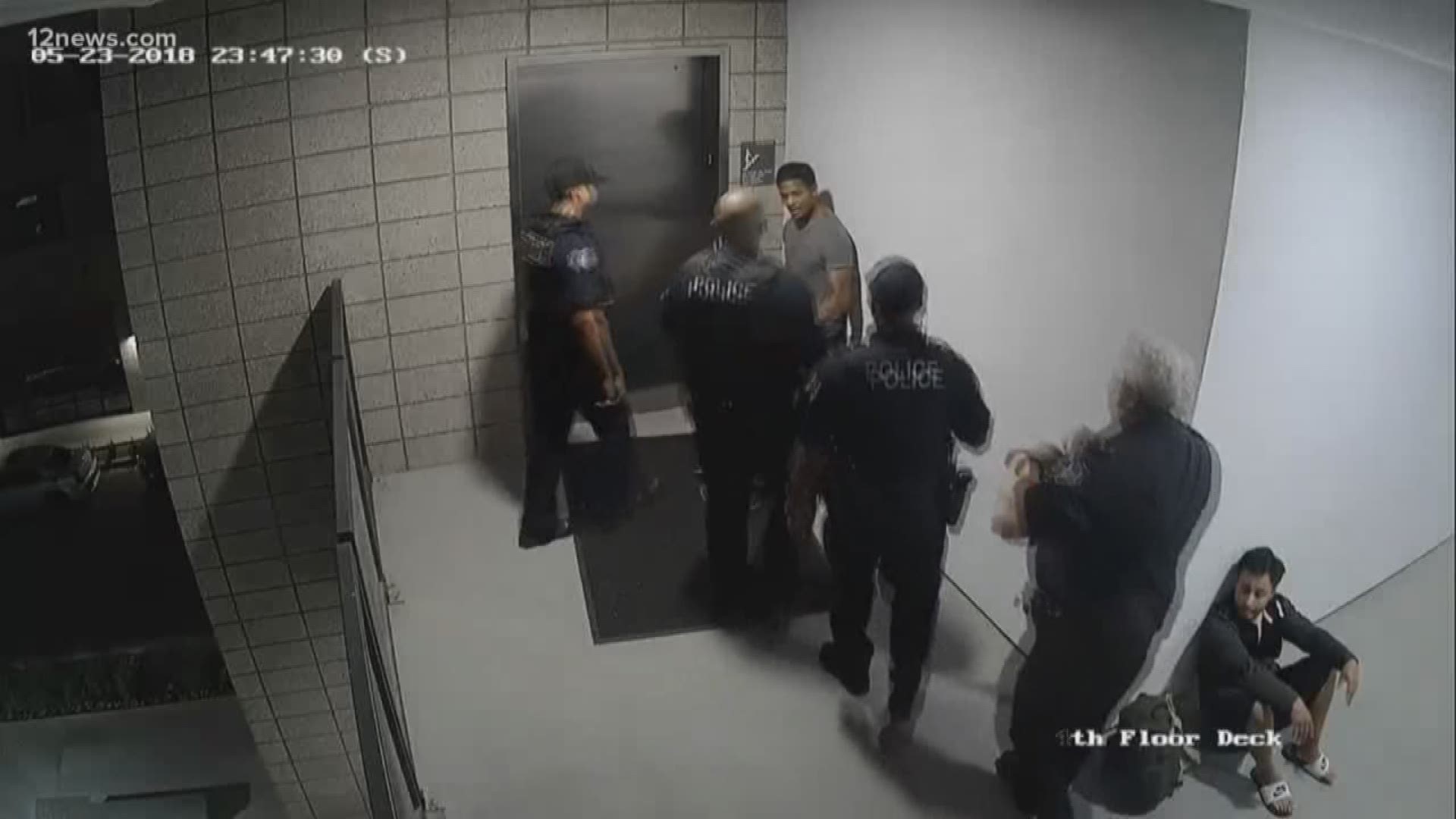 The investigations stem from May 2018, where security cameras show officers hitting and punching a man in the face in an apartment complex hallway. The investigations found the officers did not violate criminal law.