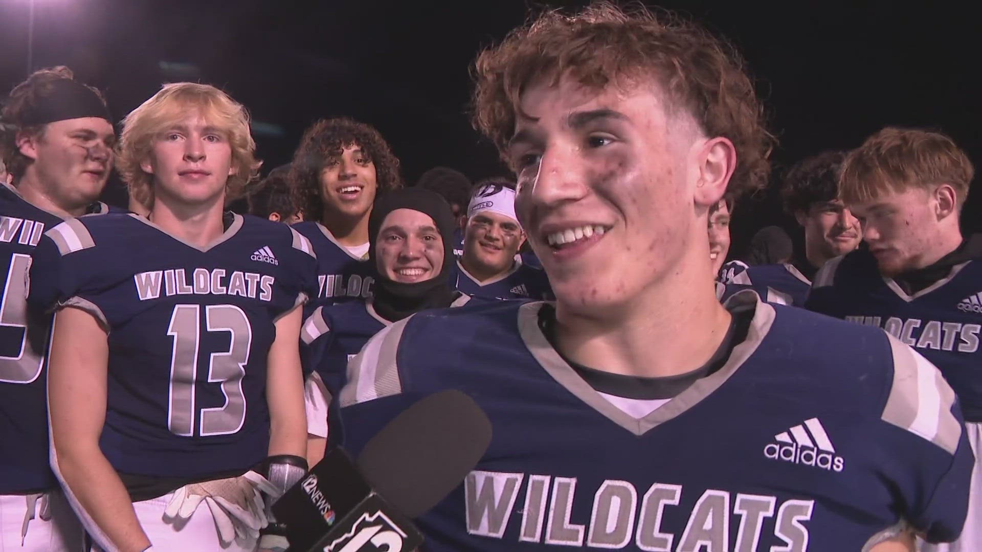 After beating Ironwood in our FNF On the Road Game, the Willow Canyon Wildcats talk and flip with 12Sports' Lina Washington