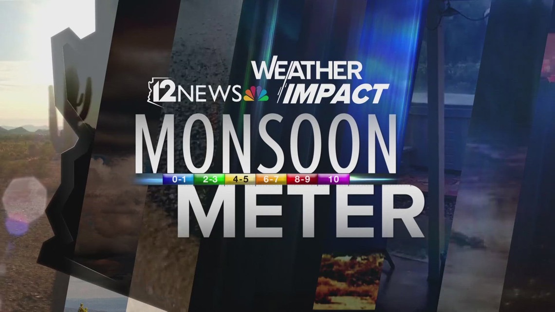 Here's how 12News is tracking, measuring Monsoon 2024