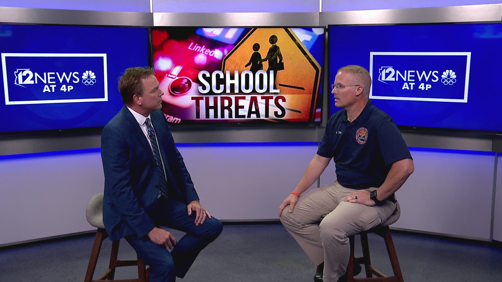 Stephen Dieu, a school resource officer himself, sits down with Troy Hayden to talk about the most recent school shooting threat at a Valley school.