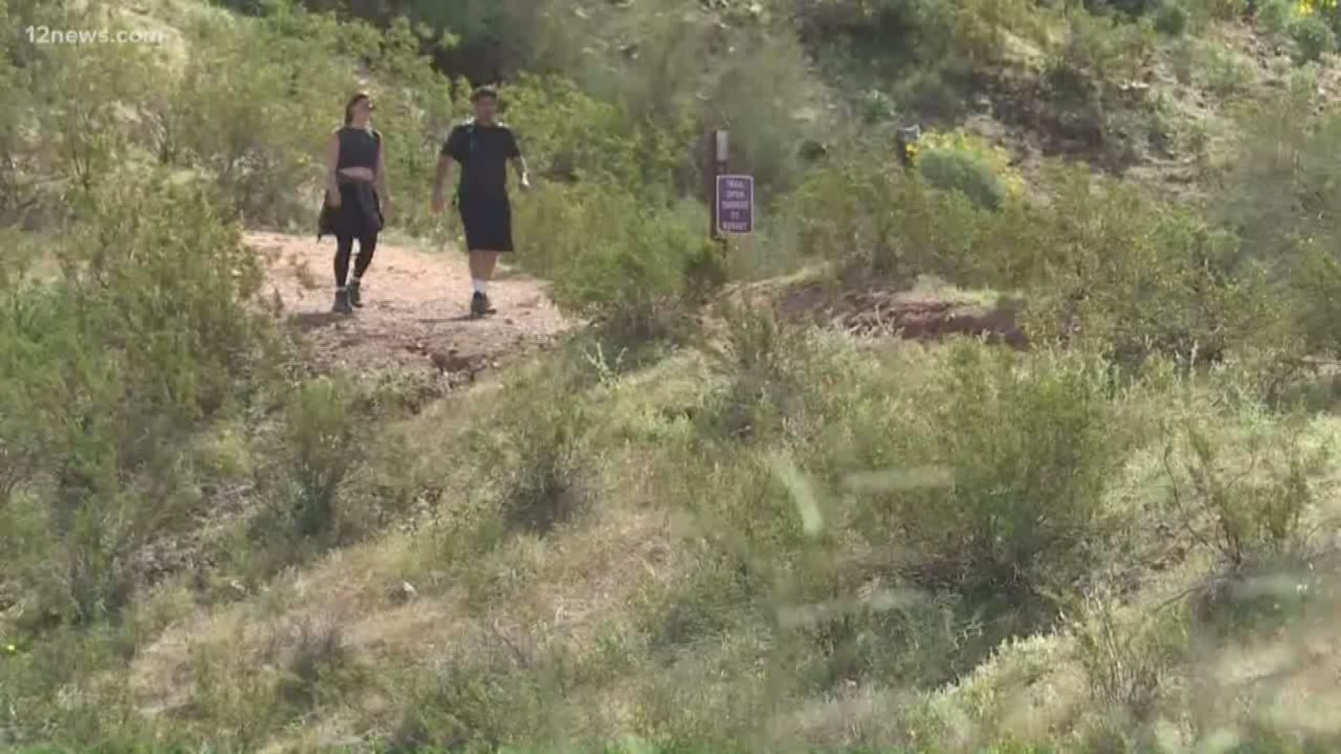 There are concerns because of the number of people who are going to trails and parks across Arizona amid a coronavirus outbreak. Team 12's Rachel Cole has the latest