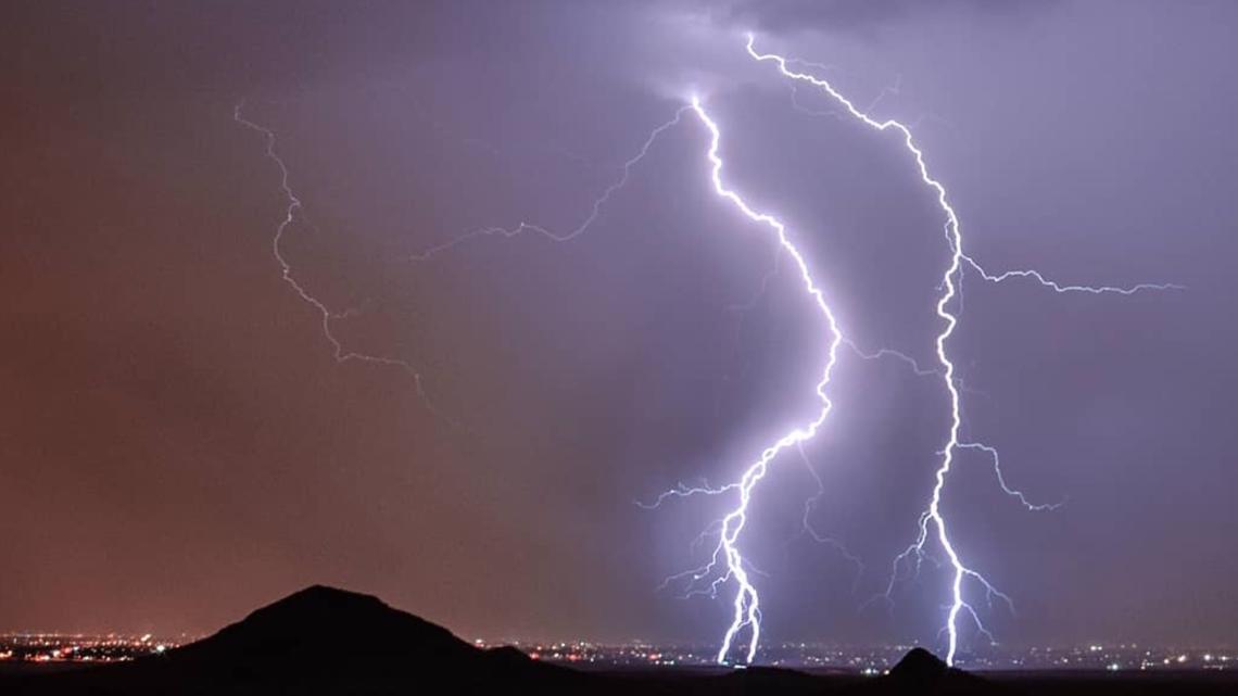 There were more than 97,000 lightning flashes in Arizona during