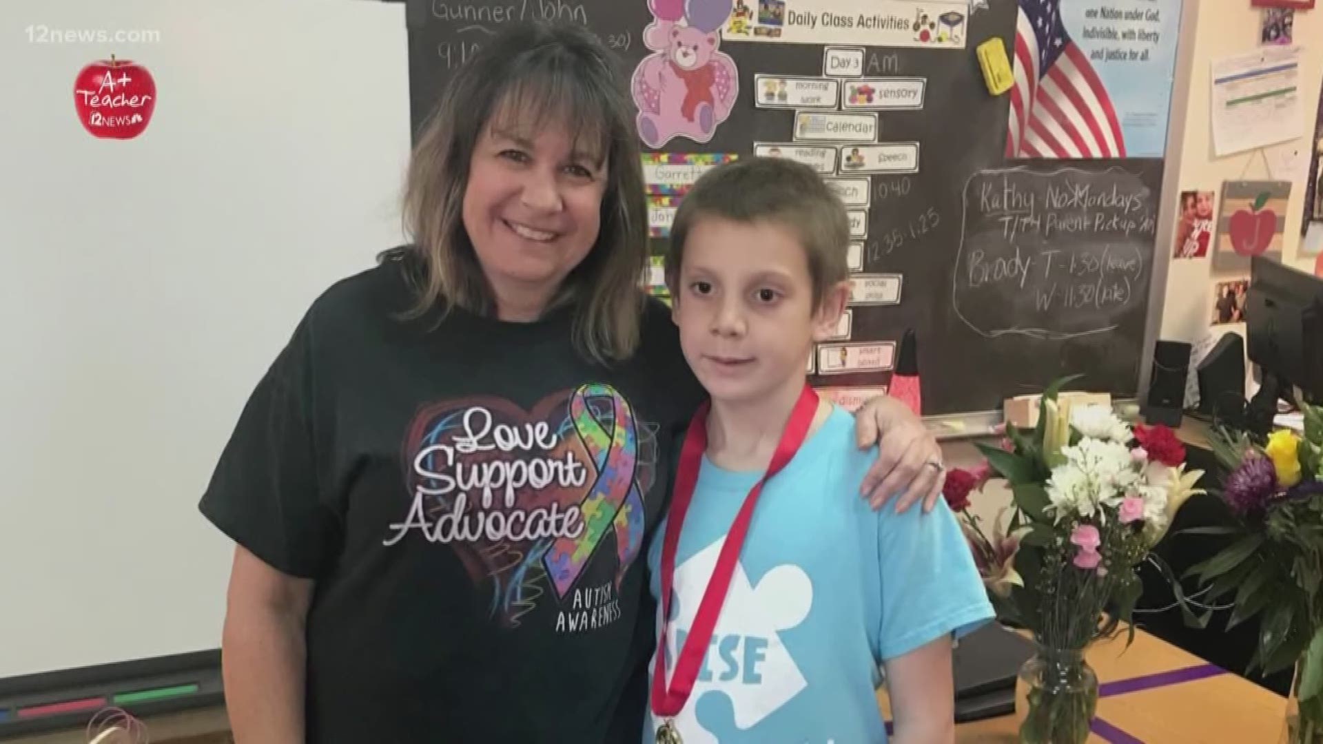 She's not your typical teacher. She goes above and beyond to make sure her kindergartners living with autism know she cares about them and have a happy environment to learn in.