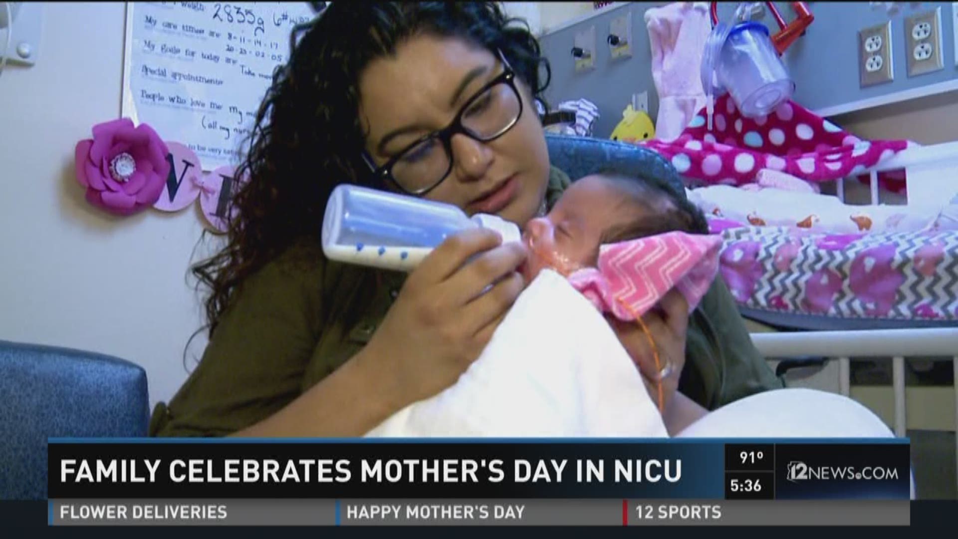 Family celebrates Mother's Day in NICU